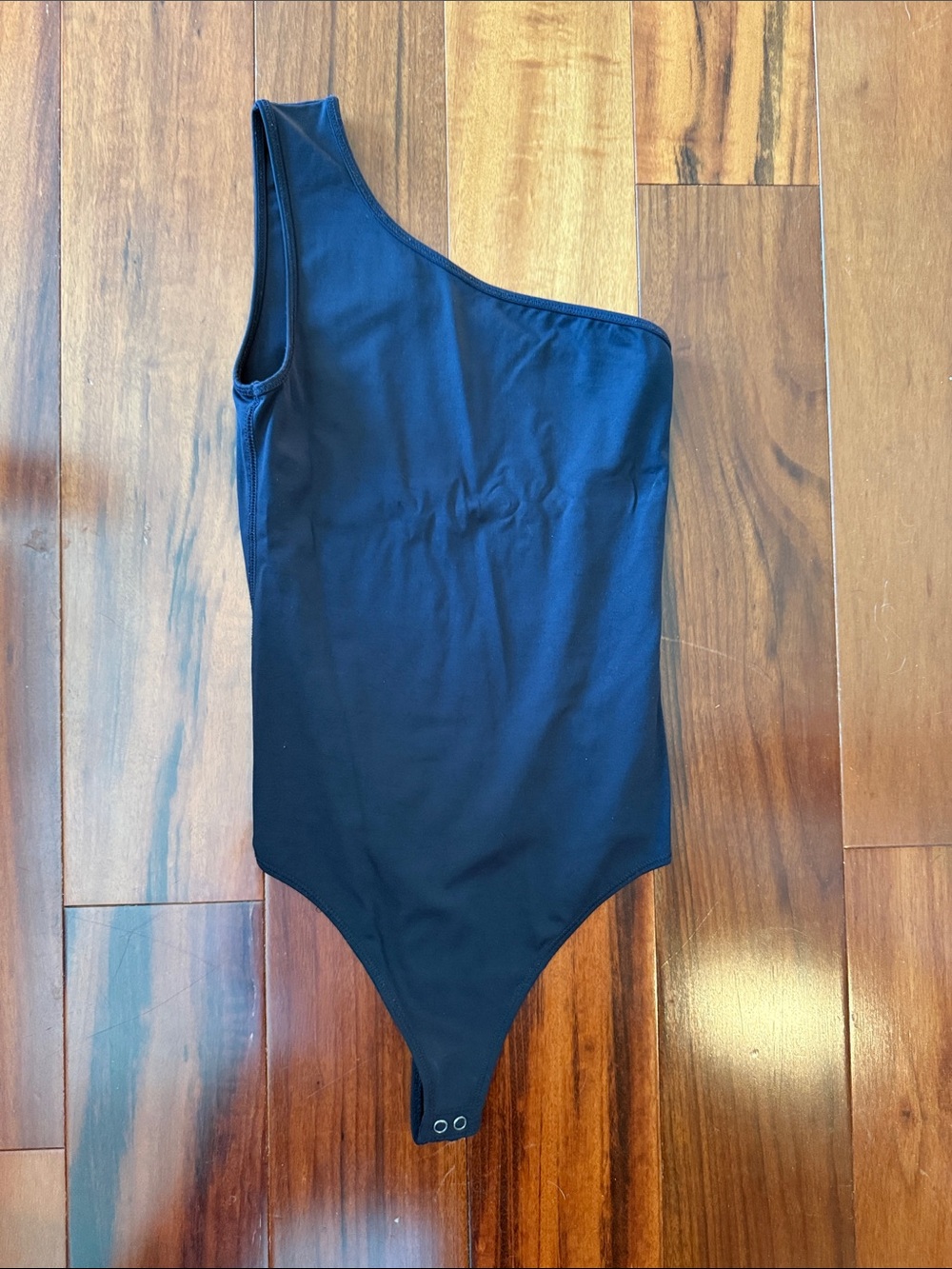 Abercrombie & Fitch Black One-Shoulder Bodysuit